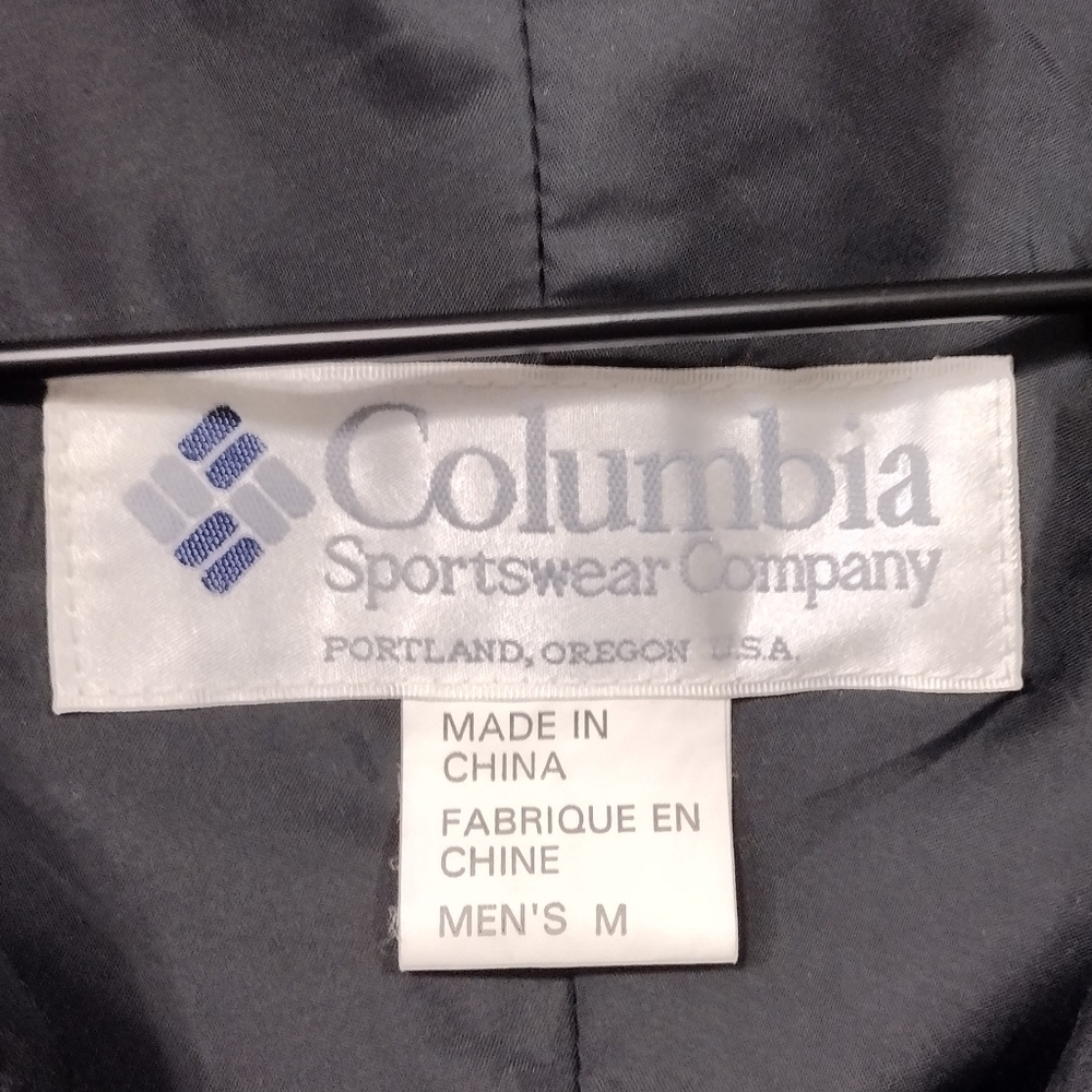 Vintage 90s Columbia Powder Keg Anorak Jacket Mens M Black Outdoor Y2K Retro - Picture 10 of 12